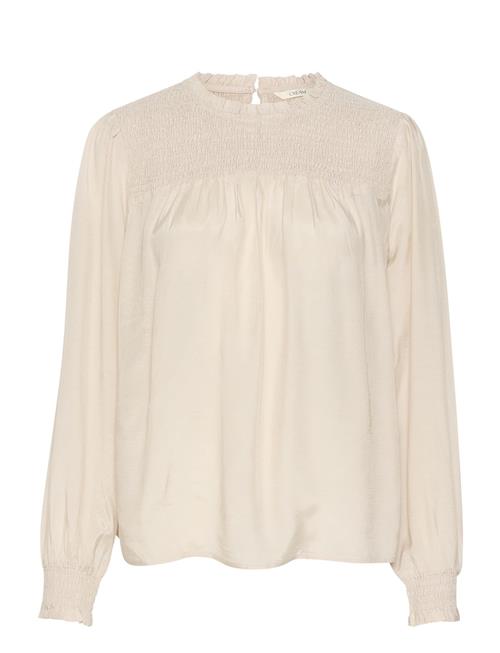 Se Cream Crrinni Smockblouse Cream Cream ved Booztlet