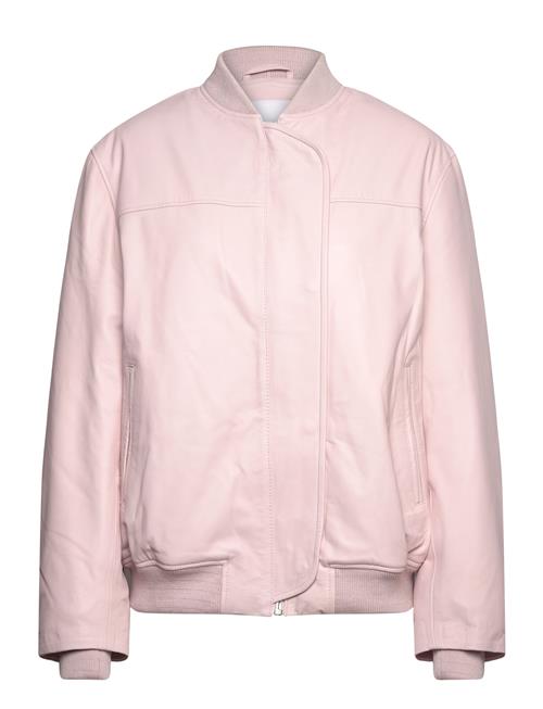 REMAIN Birger Christensen Over D Leather Bomber REMAIN Birger Christensen Pink