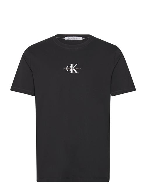 Se Calvin Klein Jeans Monologo Tee Calvin Klein Jeans Black ved Booztlet