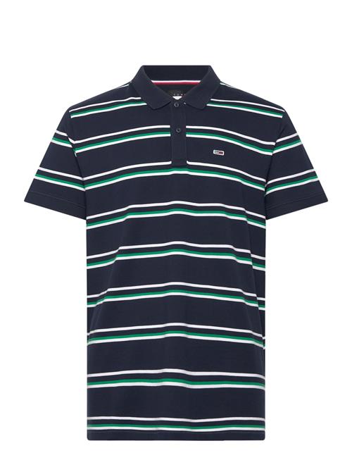 Tjm Reg Essential Stripe Polo Tommy Jeans Navy