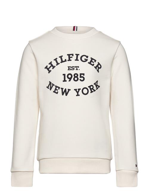 Tommy Hilfiger Monotype Flock Reg Sweatshirt Tommy Hilfiger Cream