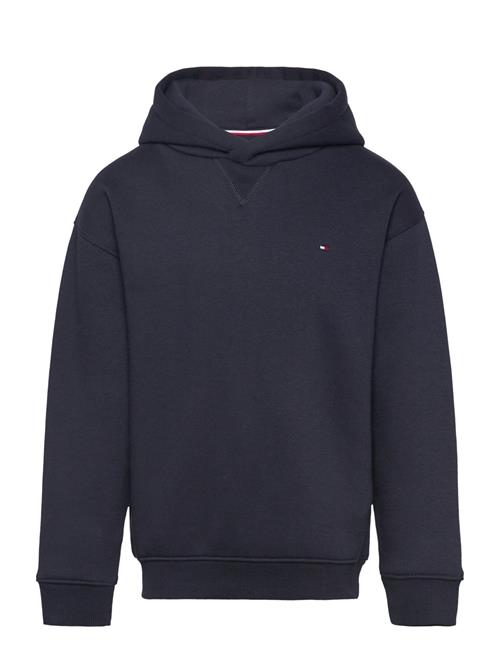 Se Tommy Hilfiger U Timeless Fleece Hoodie Tommy Hilfiger Navy ved Booztlet