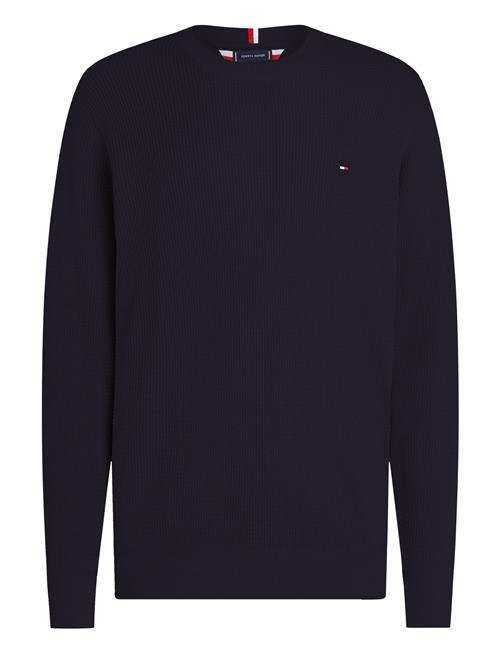 Refined Structure Crew Nk Tommy Hilfiger Navy