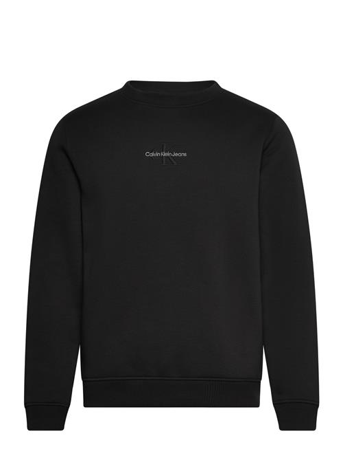 Calvin Klein Jeans Monologo Crew Neck Calvin Klein Jeans Black