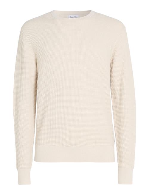 Calvin Klein Waffle Structure Sweater Calvin Klein Beige