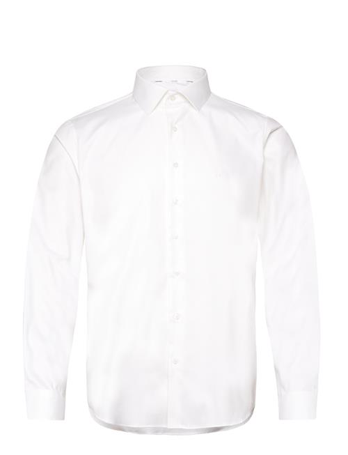 Calvin Klein Round Structure Fitted Shirt Calvin Klein White