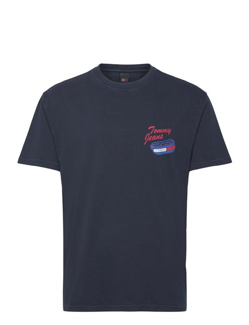 Tjm Reg Unisex Fun Novelty Tee Tommy Jeans Navy