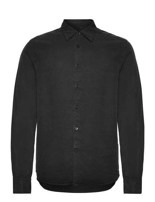 J. Lindeberg Slim Ls Comfort Tencel Shirt J. Lindeberg Black