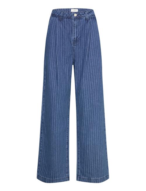 Kenzie Pleat Wide Jeans NORR Blue