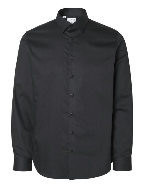 Selected Homme Slhslim-Performance Shirt Ls Noos Selected Homme Black