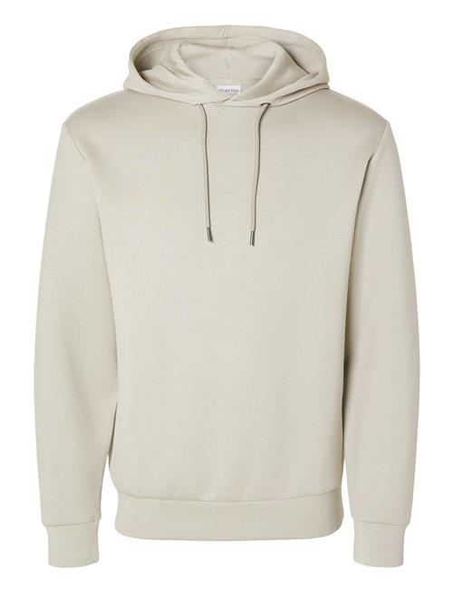 Selected Homme Slhemanuel Soft Hood Sweat Noos Selected Homme Cream