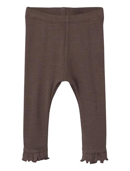 Se Lil'Atelier Nbfgago Dia Slim Legging Lil Lil'Atelier Brown ved Booztlet