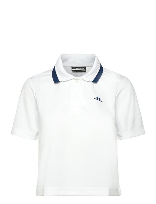 Se J. Lindeberg Carina Jacquard Polo J. Lindeberg White ved Booztlet