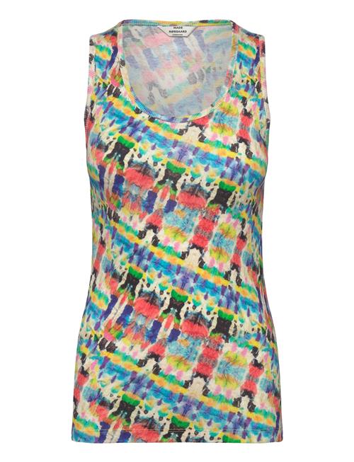 Mads Nørgaard 2X2 Cotton Aop Amour Tank Top Mads Nørgaard Patterned