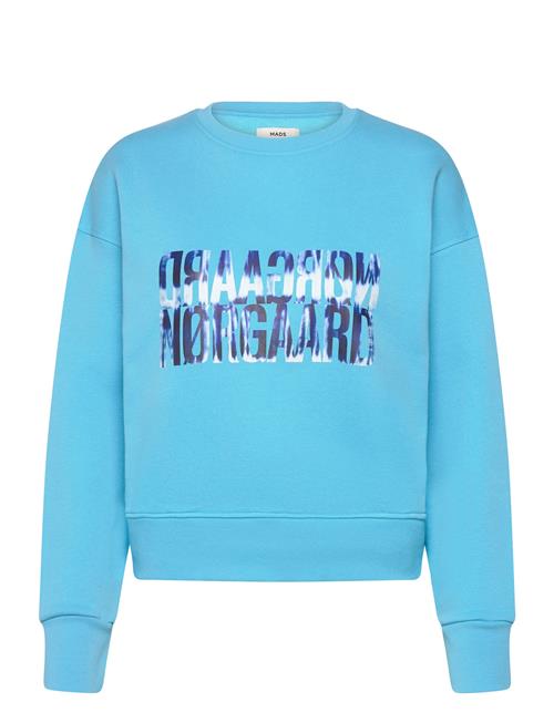 Se Mads Nørgaard Organic Sweat Tilvina Sweatshirt Mads Nørgaard Blue ved Booztlet