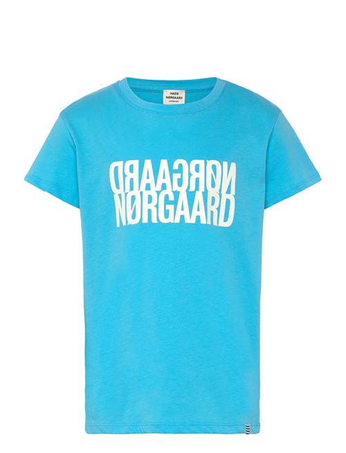 Se Mads Nørgaard Single Organic Tuvina Tee Mads Nørgaard Blue ved Booztlet