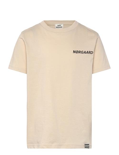 Mads Nørgaard Printed Tee Thorlino Tee Mads Nørgaard Beige