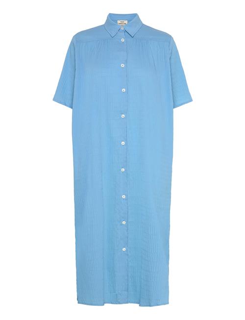 Crinckle Pop Canaria Dress Mads Nørgaard Blue