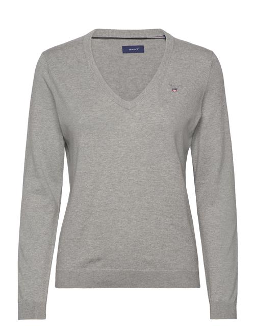 GANT Cotton V-Neck GANT Grey