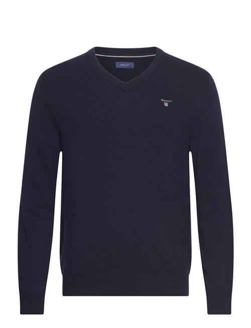 Extrafine Lambswool V-Neck O/S GANT Navy