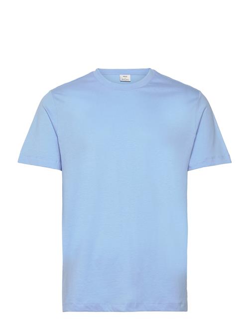 Mango Basic Cotton Stretch T-Shirt Mango Blue