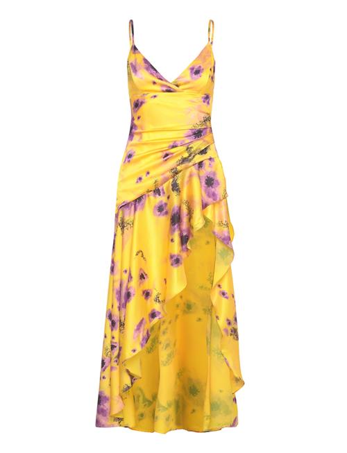 Bardot Sorella Printed Midi Dress Bardot Yellow