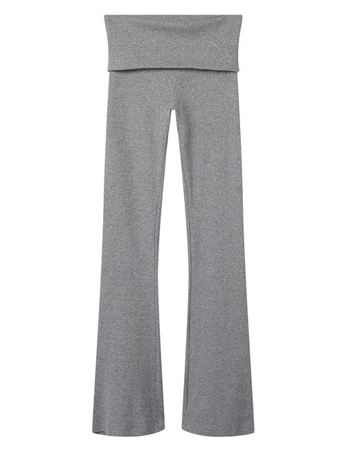 LMTD Nlfkula Bootcut Rib Pant LMTD Grey