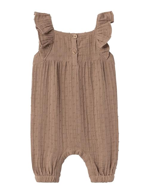 Se Lil'Atelier Nbflamia Loose Overall Lil Lil'Atelier Brown ved Booztlet