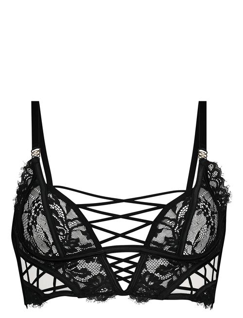 Se Hunkemöller Loretta Bralette Hunkemöller Black ved Booztlet