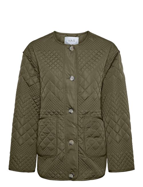 Yaslaurie Ls Padded Jacket S. Noos YAS Green