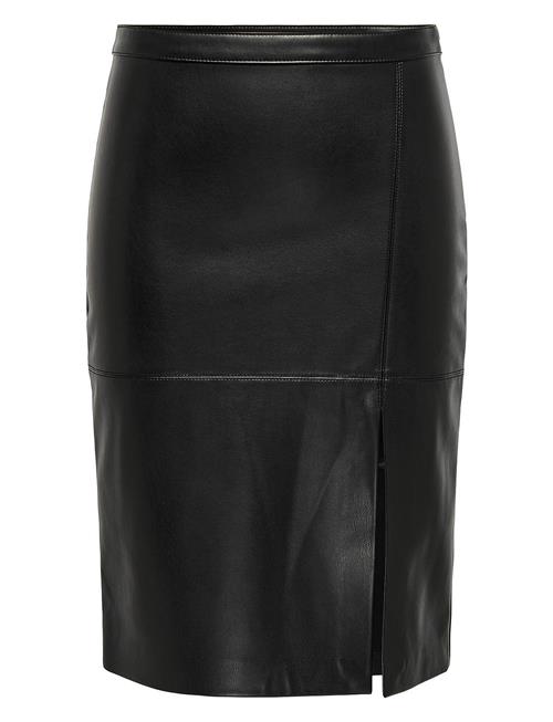 ONLY Onlnewoline Faux Leather Skirt Cc Otw ONLY Black