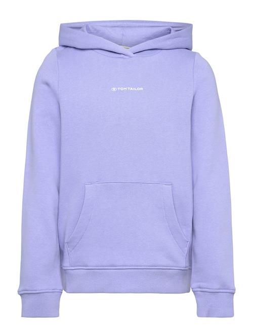 Se Tom Tailor Logo Hoodie Tom Tailor Purple ved Booztlet