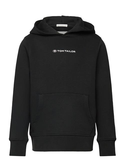 Se Tom Tailor Printed Hoody Tom Tailor Black ved Booztlet