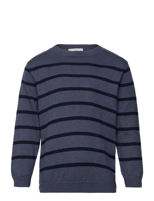 Knit Striped Sweater Mango Navy