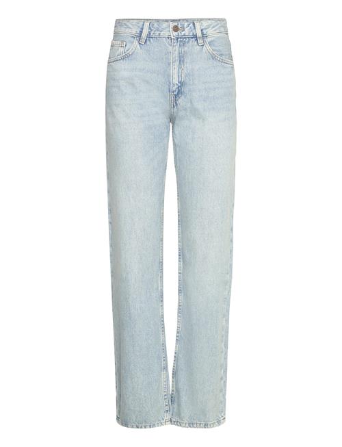 Mango Miami Medium-Rise Straight-Fit Jeans Mango Blue