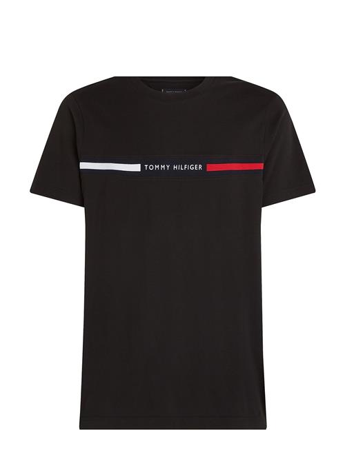 Hilfiger Chest Insert Tee Tommy Hilfiger Black