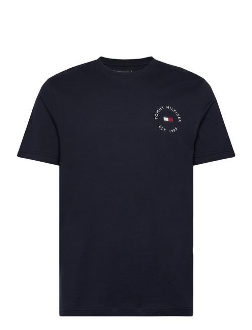 Tommy Hilfiger Roundle Logo Chest Tee Tommy Hilfiger Navy