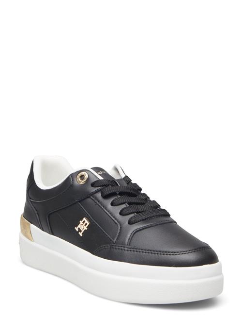 Se Tommy Hilfiger Lux Hardware Court Sneaker Tommy Hilfiger Black ved Booztlet