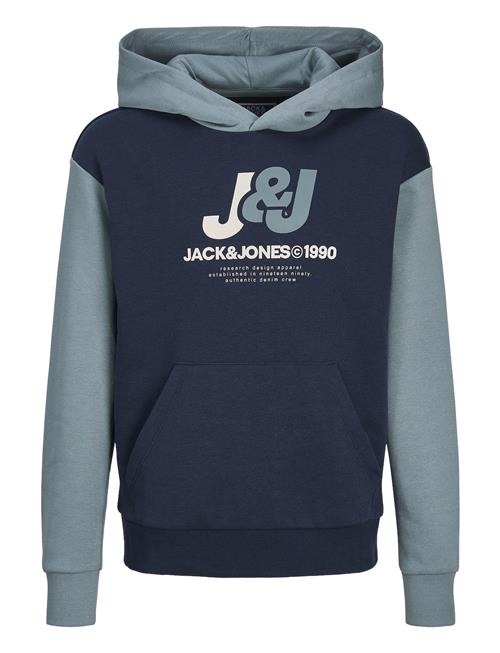 Se Jack & Jones Jjkylo Sweat Hood Mni Jack & J S Blue ved Booztlet