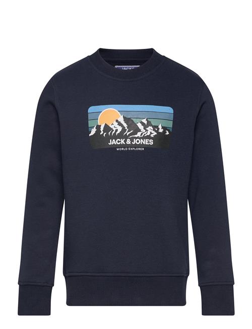 Jack & Jones Jjpeak Sweat Crew Neck Jnr Jack & J S Navy