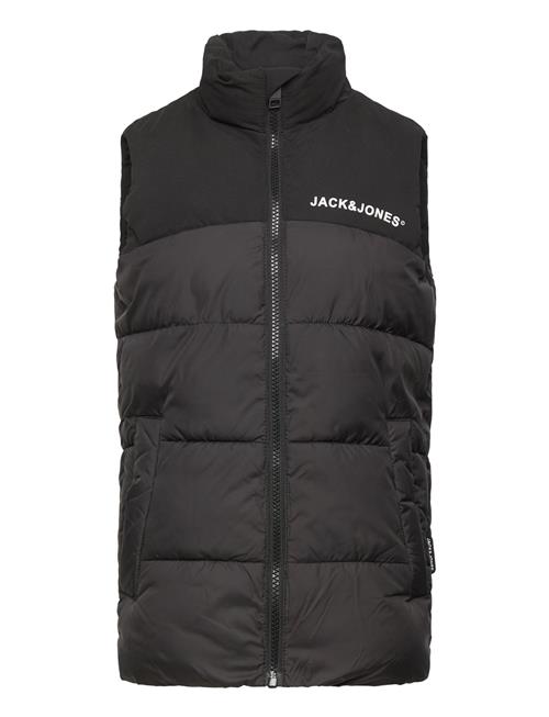 Se Jack & Jones Jjmoon Bodywarmer Stand Collar Jnr Jack & J S Black ved Booztlet