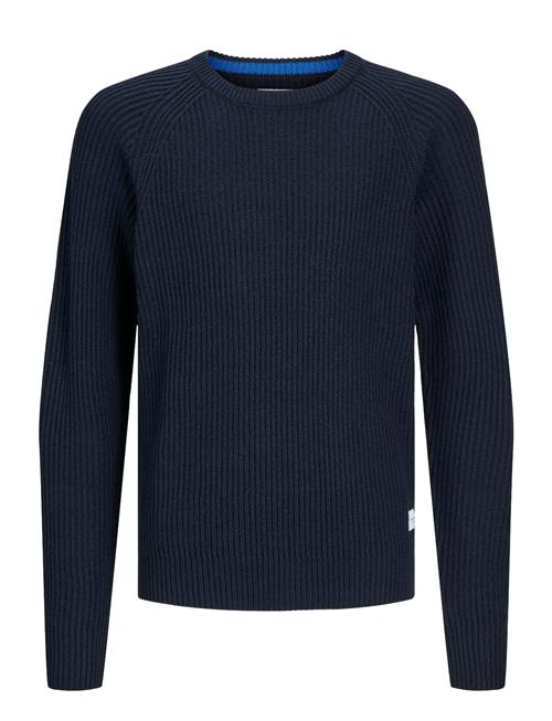 Se Jack & Jones Jjpannel Knit Crew Neck Aw24 Jack & J S Navy ved Booztlet