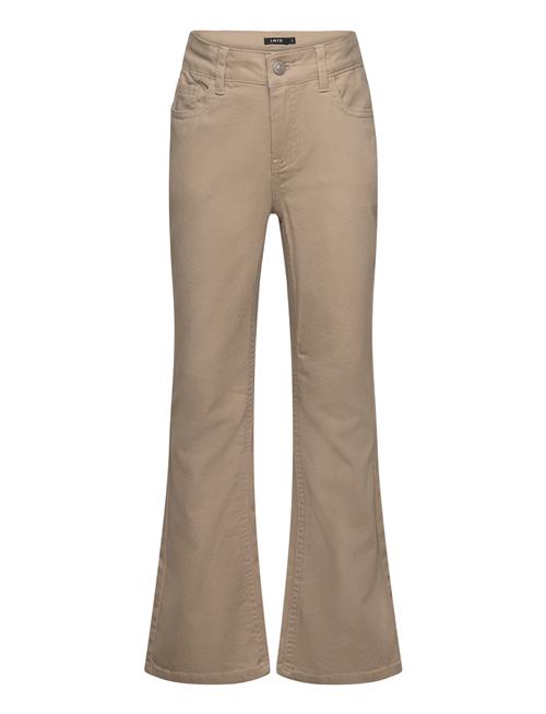 Se LMTD Nlfmazza Twi Nw Bootcut Pant LMTD Beige ved Booztlet