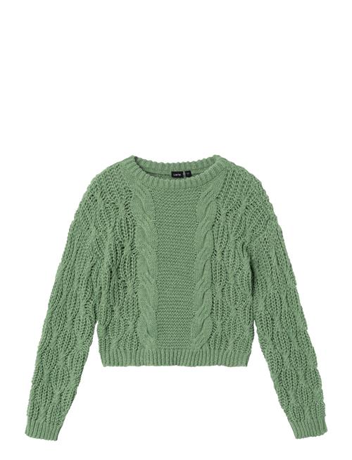 LMTD Nlfmari Ls Short Knit LMTD Green