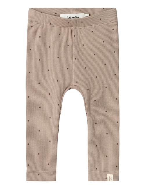 Se Lil'Atelier Nbfgago Kye Slim Legging Lil Lil'Atelier Beige ved Booztlet