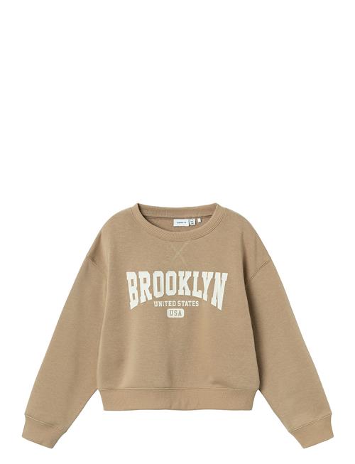 Nkfniknaks Ls Short Rlx Sweat Bru Name It Beige