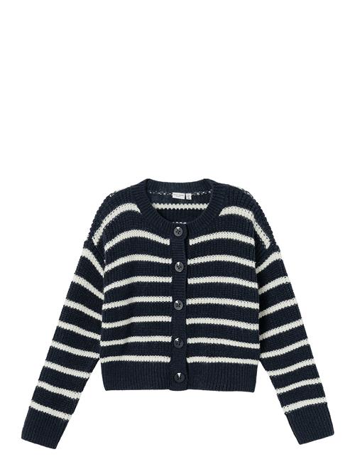 Nkfveronja Ls Boxy Knit Card Name It Navy