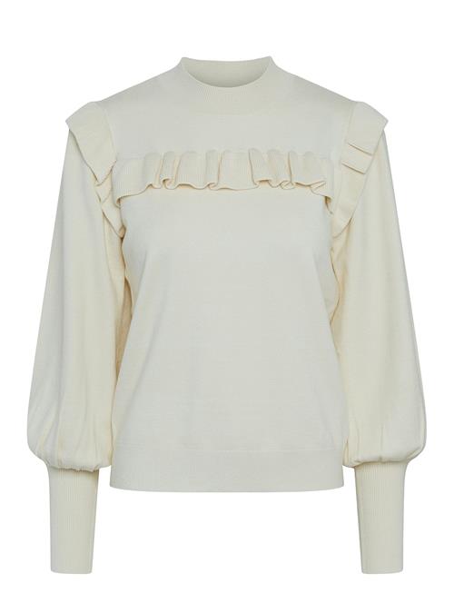 YAS Yasjum Ls Knit Pullover S. Noos YAS White