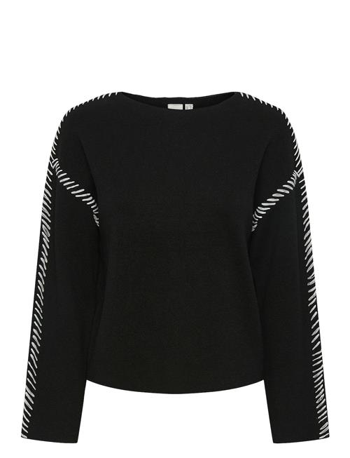 YAS Yasstitcha Ls Knit Pullover S. Noos YAS Black