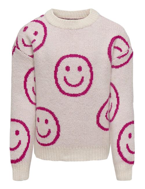 Se Kids Only Koghappie L/S Pullover Knt Kids Only Patterned ved Booztlet